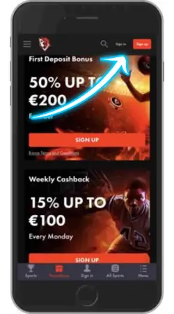 roosterbet sign up